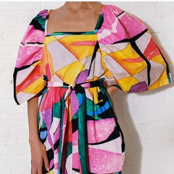 New Mara Hoffman Sara Midi Dress NWT Small - Picture 6 of 11